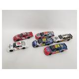 Group of Nascar die-cast model cars