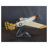 Plastic model of a North America P-51D mustang