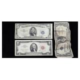 1935-A Silver Certificate $1, 1953 Silver