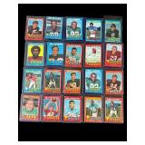 Lot of 1971 Topps football cards