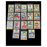 Lot of 1970 football cards