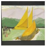 Signed oil on canvas painting by Elbert Price