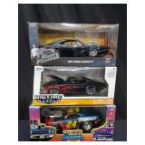 Group of muscle toy cars