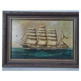 Reginald Arthur Borstel antique oil on board