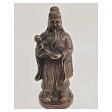 Chinese bronze statue of "FU"