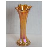 Carnival glass vase