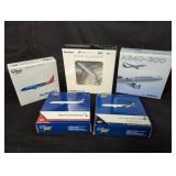 Collection of die cast model airplanes