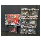 Mattel hot wheels star wars space ships figures
