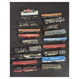 Large collection of vintage N scale trains