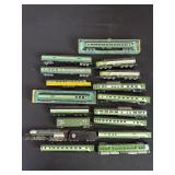 Large collection of vintage N scale trains