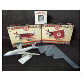 Collection of model airplanes