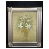 Framed, signed oil on canvas painting