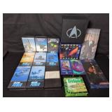 Star Trek and combat aviation VHS tapes
