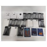 Collection of model airplane display stands