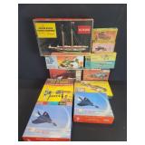 Vintage hubley, Revell authentic aircrafts and