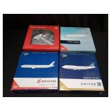 4 Gemini jets and emirates model planes