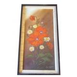 Vintage framed signed oil painting