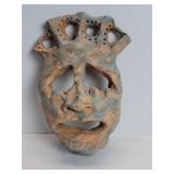 Vintage terracotta abstract style wall mask