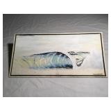 Bela Horvath pro skateboarder oil painting