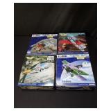 4 Corgi die cast model airplanes
