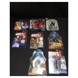 Collection of Star Wars toys