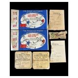 Lot of vintage sporting tickets