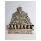 Vintage silver plate menorah
