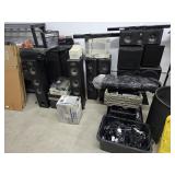 Large lot of audio and tech OFFSITE: Polk tower