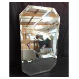 Vintage beveled edge mirror
