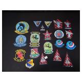 Vintage patches including VC-13, NAS Ocean Navy