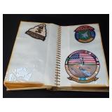 Album of patches including VAQ-132, Desert Storm