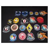 Vintage patches including A-10 demo team,