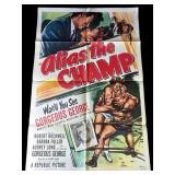 Vintage Alias The Champ movie poster