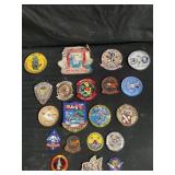Collection of military patches