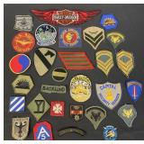 Group of vintage patches