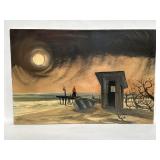 Signed Paul Blaine Henrie oil on canvas dated 1961