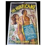Vintage 1937 The Hurricane movie poster