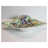 Murano style glass "Tutti Frutti" bowl.