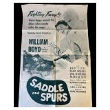 Vintage Saddle & Spurs movie poster