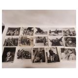 Group of celebrity black and white photos