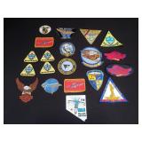 Group of vintage military patches