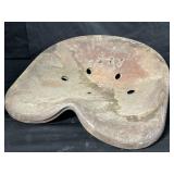 Pair of steel pan tractor seats