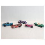 Five vintage red lines Hot wheels cars