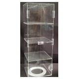 Contemporary acrylic swivel display case