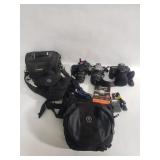 3 Canon digital cameras,  Rebel XTi, Rebel XT,