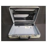 Vintage briefcase with lock