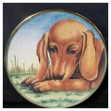 Veneto Flair 1976 Dachshund numbered plate