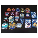 Group of vintage military patches