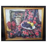 Signed otari shiukashvili oil on canvas 1990