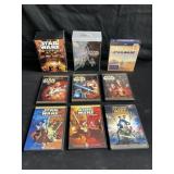 Box of Star Wars DVDs